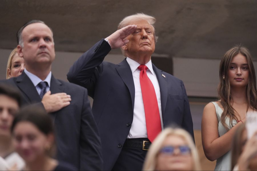 Donald Trump liess sich nicht beirren.
