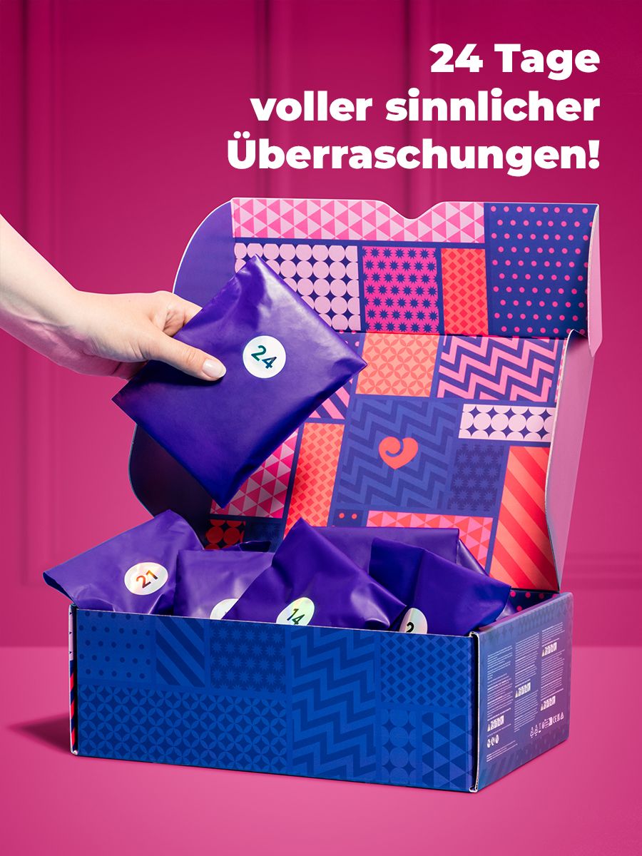 Der Amorana-Adventskalender Amorana beinhaltet 24 sexy Überraschungen.