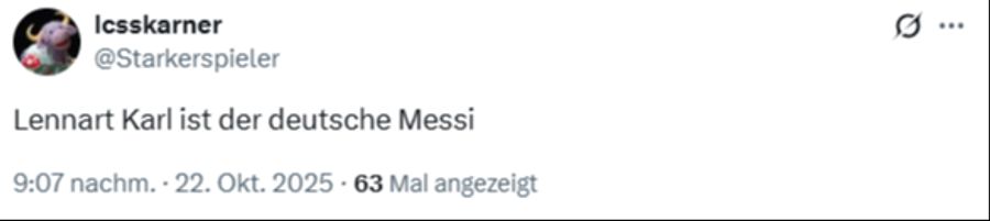 Lennart Karl wird im Netz als «der deutsche Messi» bezeichnet.