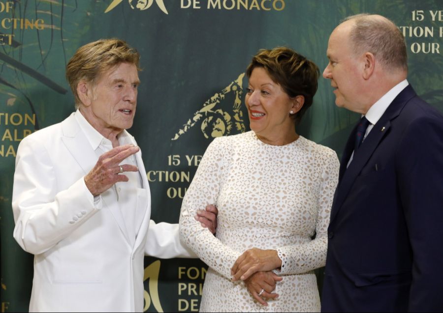 Der Schauspielstar war bei der Preisverleihung von Fürst Alberts Umwelt-Stiftung.