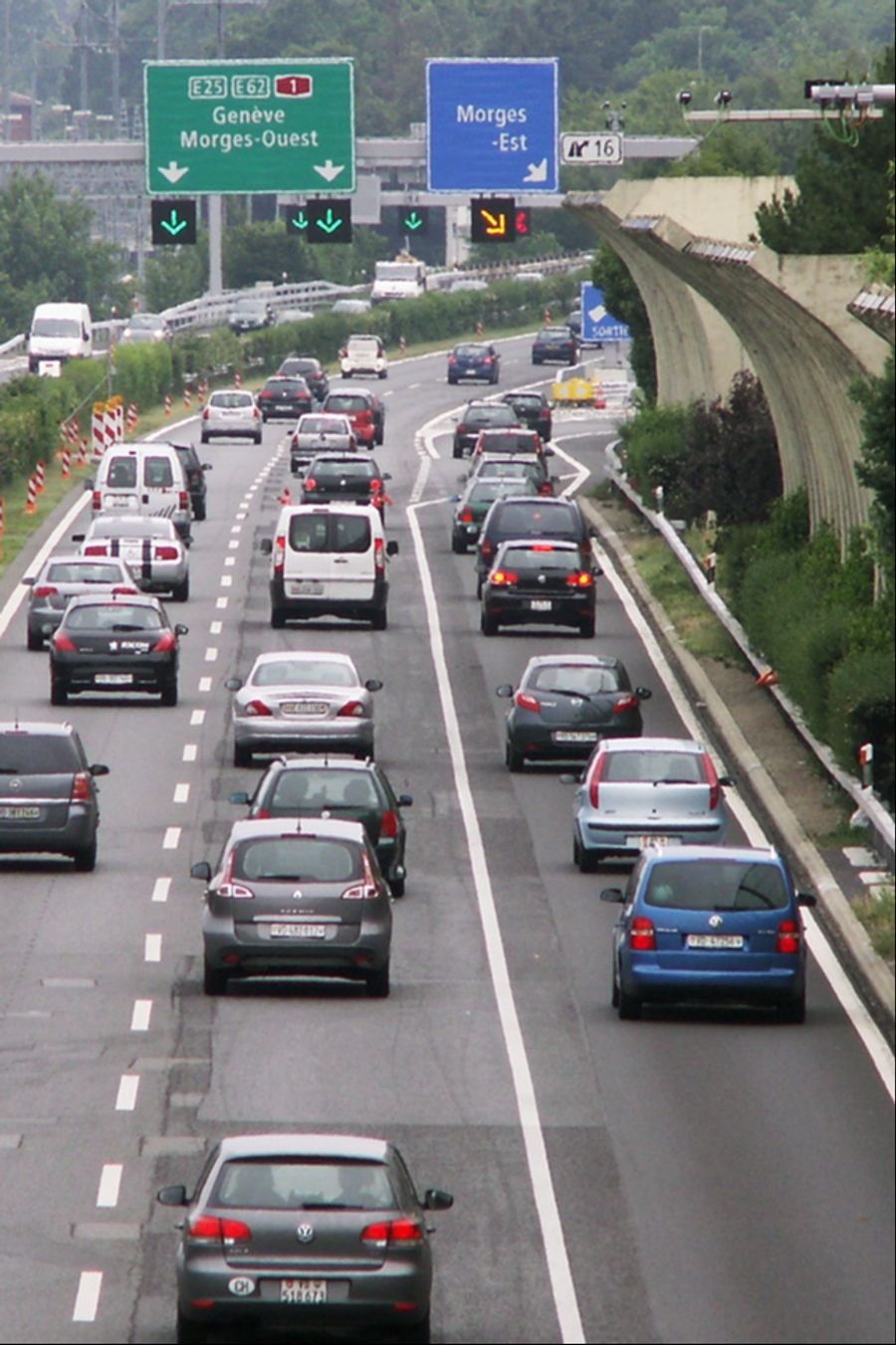 Pannenstreifenumnutzung Pilotprojekt