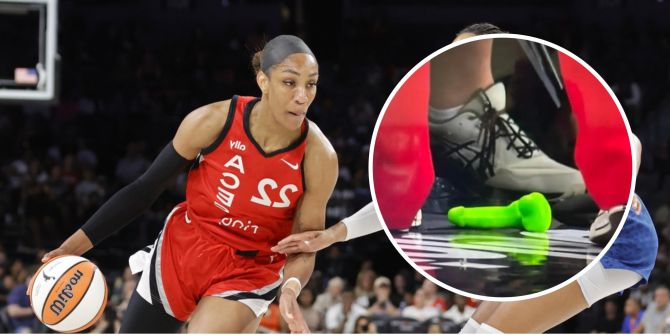 Dildo auf dem Basketball-Court