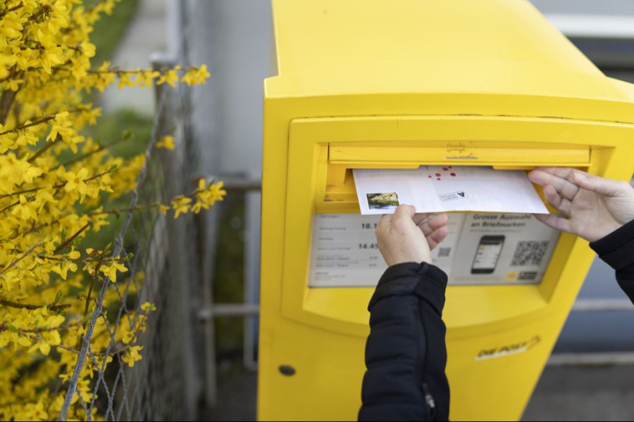 Briefkasten Post Grundversorgung