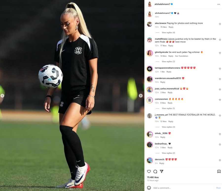 Alisha Lehmann FC Como