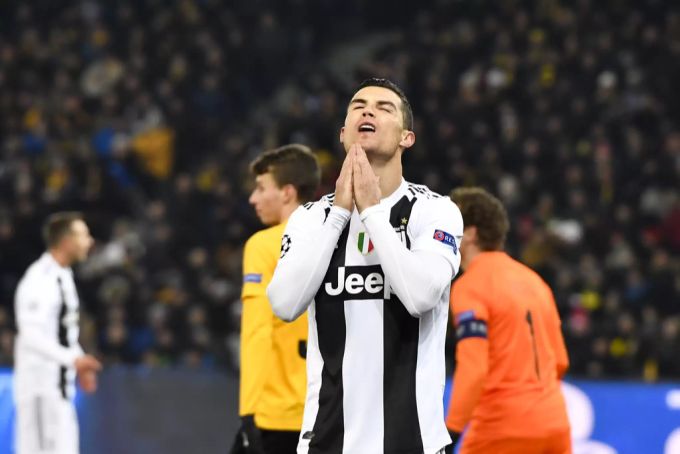 Cristiano Ronaldo verlor 2018 mit Juventus auswärts bei YB mit 1:2. Cristiano Ronaldo YB Juventus