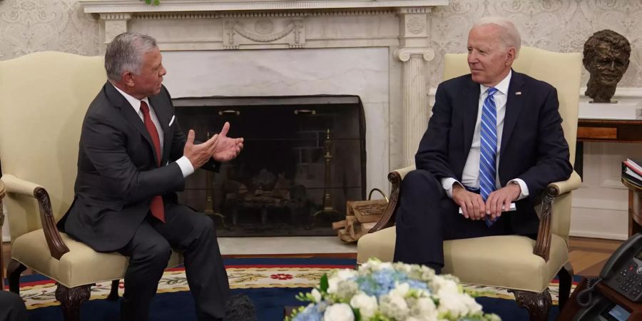 US-Präsident empfängt König von Jordanien