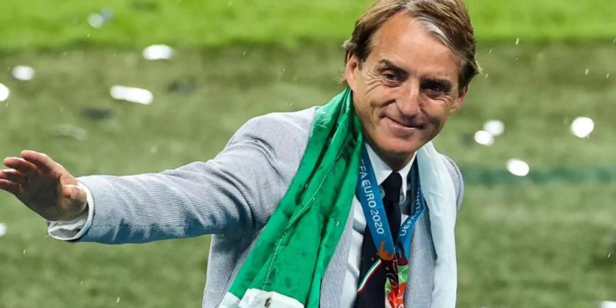 Italiens Erfolgstrainer Roberto Mancini. Foto: Christian Charisius/dpa