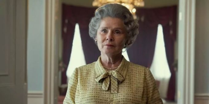Imelada Stautin als Monarchin Elizabeth II. in «The Crown». elisabeth ii.
