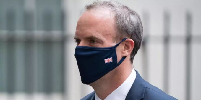 Dominic Raab, Aussenminister von Grossbritannien. dominic raab