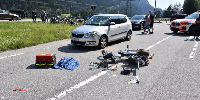 Der Unfall bei Sils.