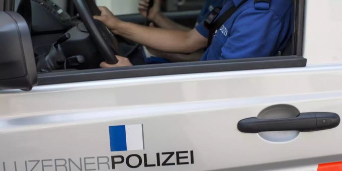 Die Luzerner Polizei sucht Zeugen, welche den Vorfall beobachtet haben.