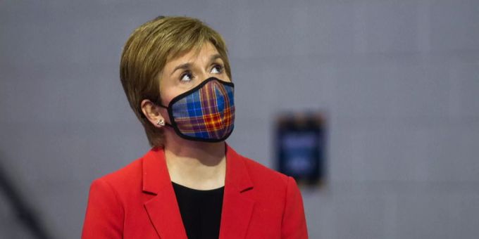 Sturgeon in Isolation - Schottland verzeichnet hohe Infektionszahlen