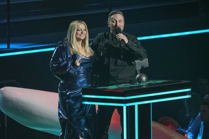 David Guetta und Bebe Rexha. EMAs