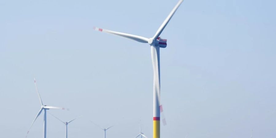 Windpark auf See