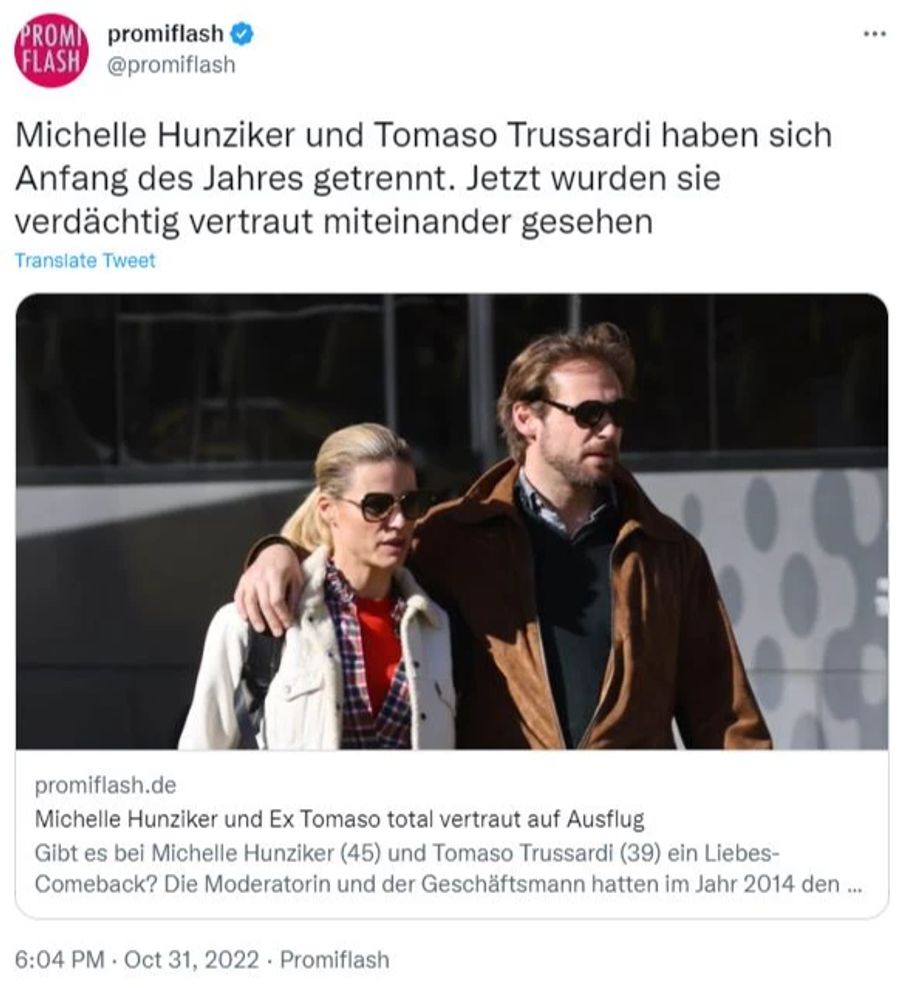 michelle hunziker tomaso trussardi