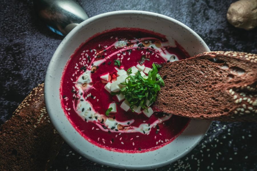 Randen Suppe Brot Heimat