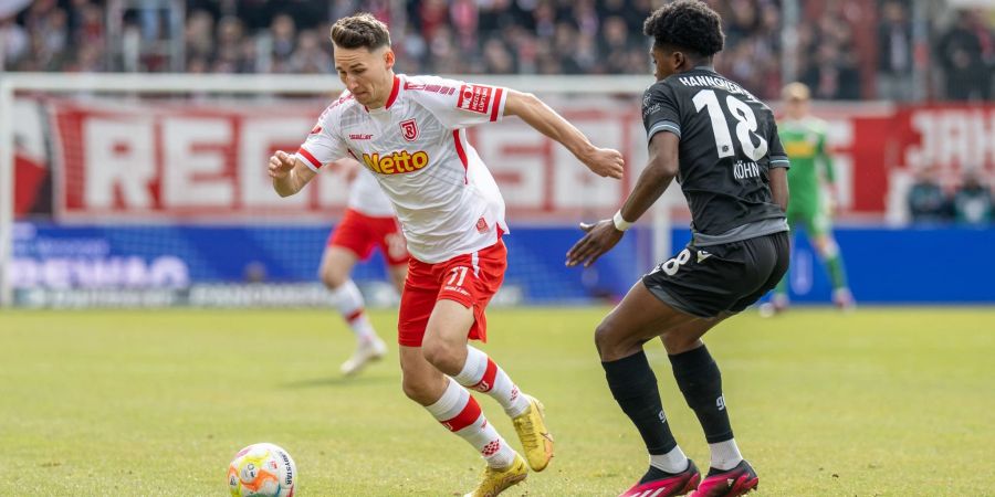 Jahn Regensburg und Hannover 96 trennten sich 1:1.