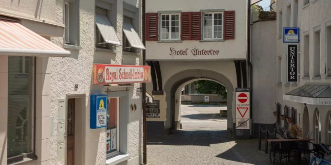 Der Eingang Untertor zur Altstadt der Gemeinde Altstätten (SG). Der Eingang Untertor zur Altstadt der Gemeinde Altstätten (SG).