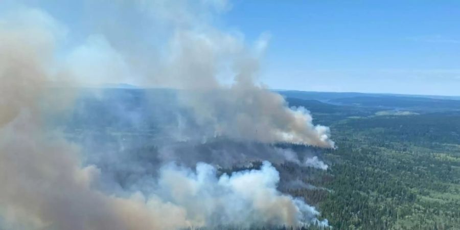 Waldbrand in British Columbia