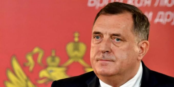 Der Anführer der bosnischen Serben, Milorad Dodik Der Anführer der bosnischen Serben, Milorad Dodik