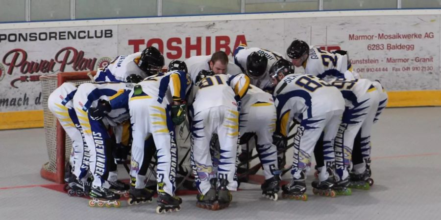 Der Inline-Hockey-Club HC Sidewinders von Affoltern am Albis.