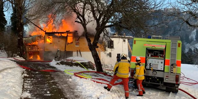 Beim Brand wurde niemand verletzt. Brand