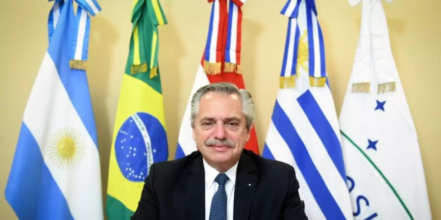 Präsident Alberto Fernández