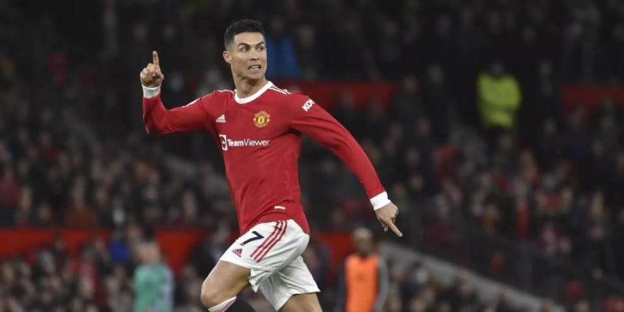 Cristiano Ronaldo führte Manchester United zum Sieg. Foto: Rui Vieira/AP/dpa