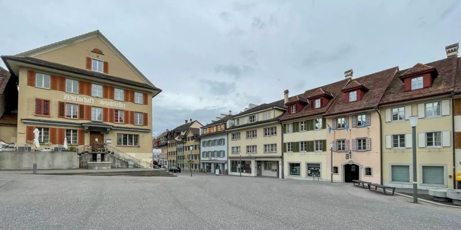 In der Altstadt der Gemeinde Sempach.