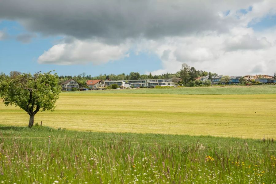 Blick auf Oberwil-Lieli im Kanton Aargau.