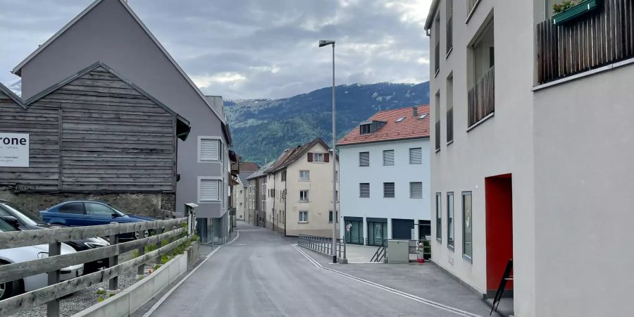 Das Dorfzentrum Landquart.