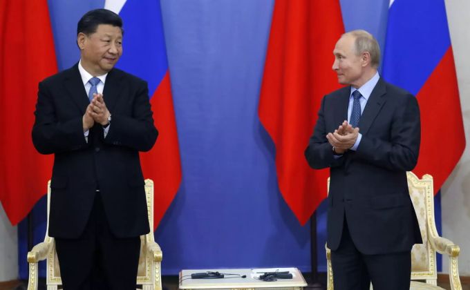 Xi Jinping und Wladimir Putin Xi Jinping Wladimir Putin