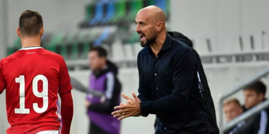 Sieht bei seinem Team noch Luft nach oben: U21-Nationaltrainer Antonio Di Salvo. Foto: Marton Monus/dpa