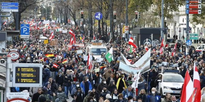 Coronavirus Österreich Demo Wien