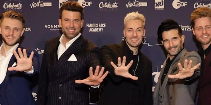 Auch die Boyband Team 5ünf war am Silvesterabend in Berlin anwesend. Auch die Boyband Team 5ünf war am Silvesterabend in Berlin anwesend.