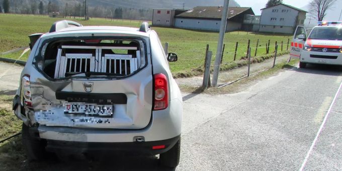Verkehrsunfall in Näfels.