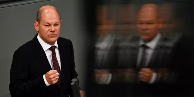 Vizekanzler Olaf Scholz im Bundestag. (Archivbild) Vizekanzler