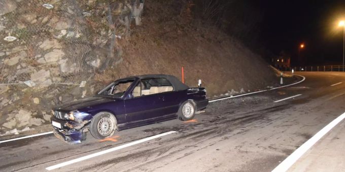 Verkehrsunfall in Reute.