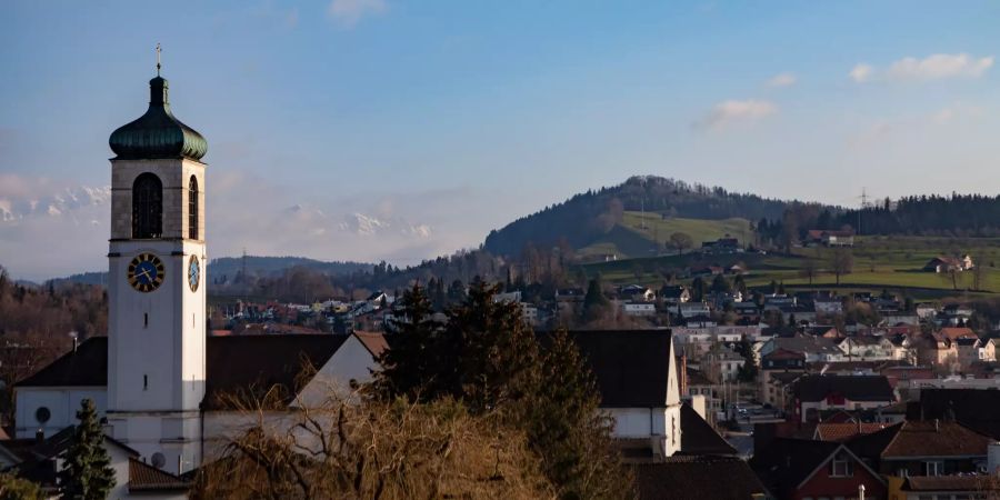 Aussicht über Gossau (SG).