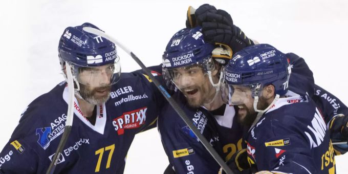 Der SC Langenthal steht im Halbfinale der Playoffs in der Swiss League. (Archivbild) swiss league langenthal