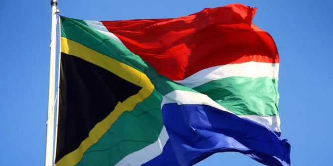 Flagge von Südafrika