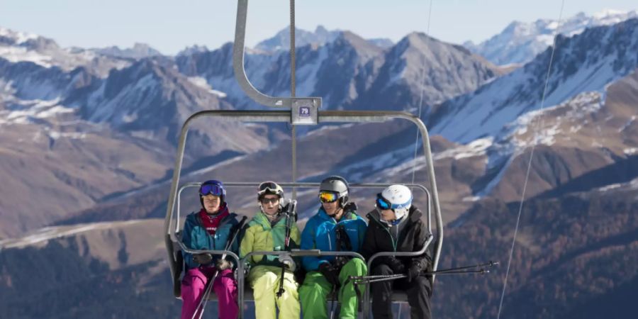 Skigebiet Graubünden