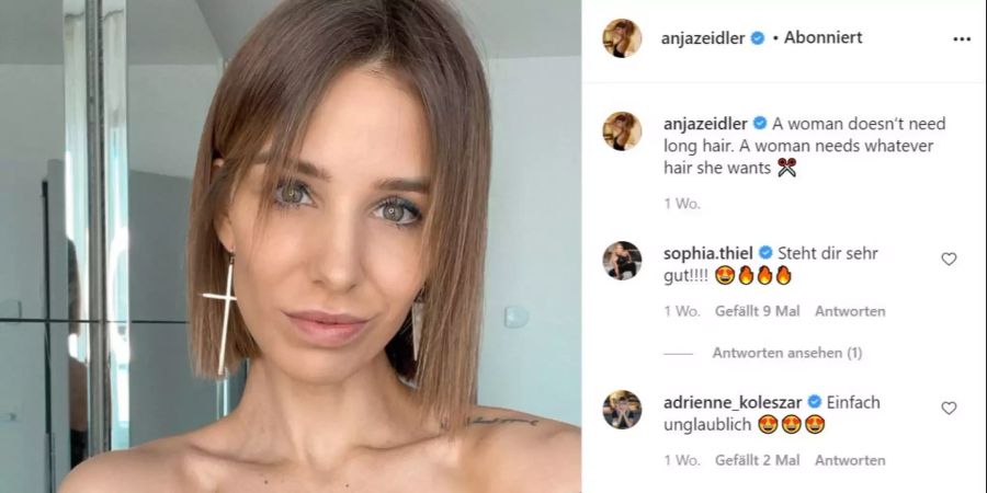 Die Luzerner Influencerin Anja Zeidler.