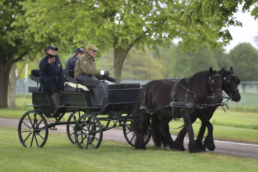 Prinz Philip mit seinen geliebten Pferden bei der Royal Windsor Horse Show 2019.