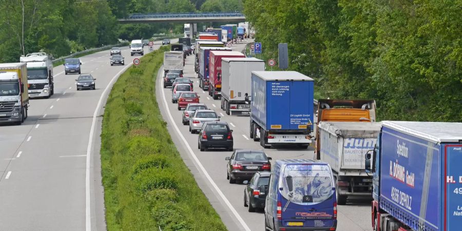Autobahn Stau