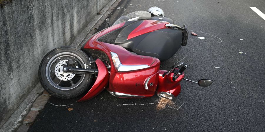 Vilters: Beim Linksabbiegen mit Motorrad kollidiert