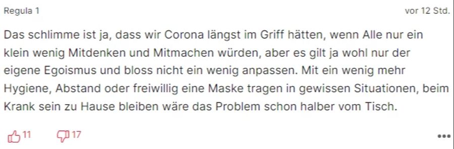 «Regula 1» erhofft sich mehr Mitdenken und Mitmachen in der Gesellschaft.