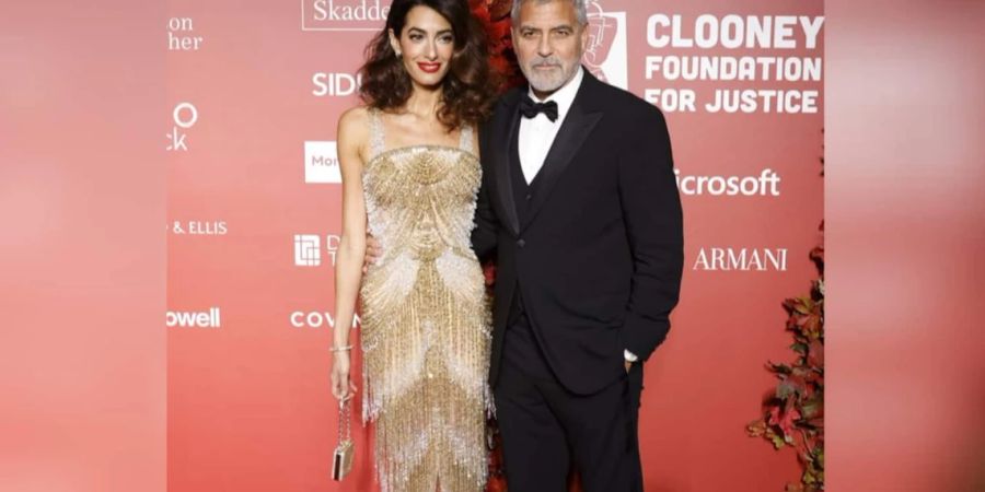 Amal und George Clooney