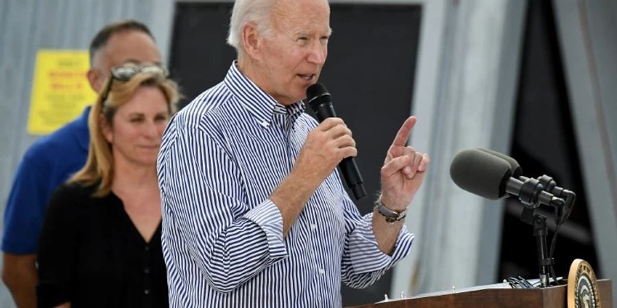 Biden bei seinem Besuch in Florida