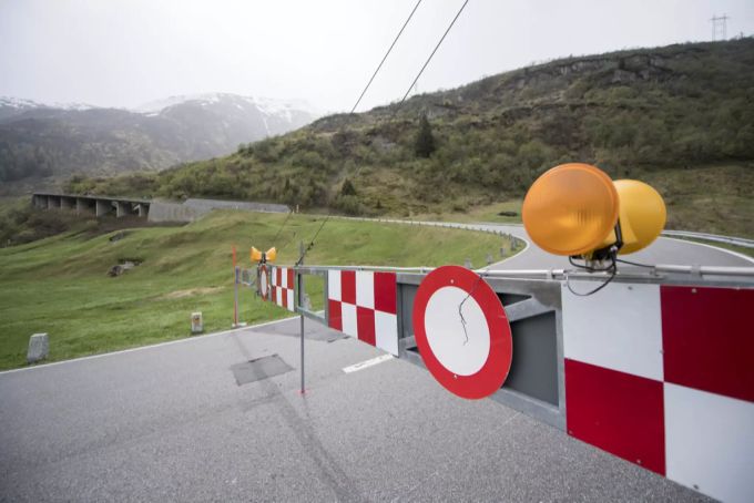 Der Gotthard-Pass ist bis auf Weiteres gesperrt. Gotthardpass
